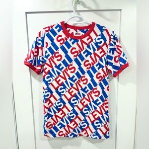Levi's Youth T-Shirt XL Boys Red/White/Blue